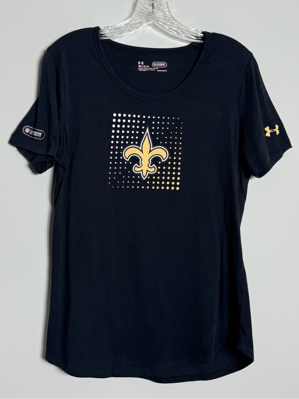 Under Armour Black New Orleans Saints Performance Tee Size M